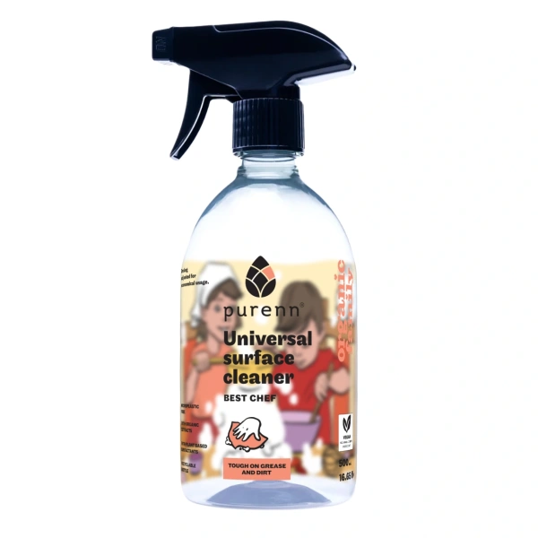 Ekološko univerzalno sredstvo za čišćenje svih površina "Best chef" 500ml - Purenn Organic Family